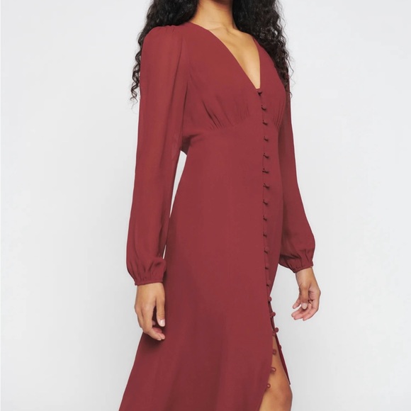 Reformation Brogan Dress sz 4 - Picture 3 of 9